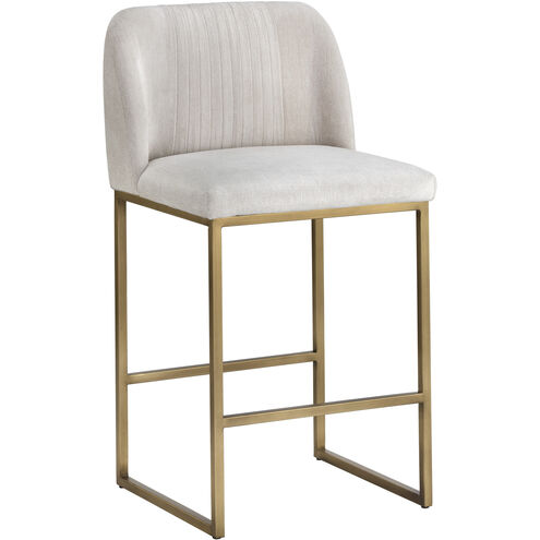 Nevin 38 inch Polo Club Muslin Counter Stool